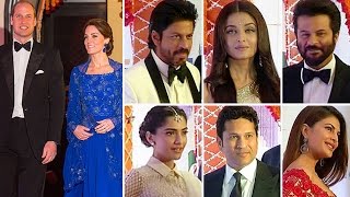 Prince Willam & Kate Middleton Gala DINNER FULL VIDEO - Bollywood celebs ATTEND