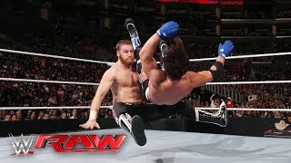 Sami Zayn vs. AJ Styles: Raw, April 11, 2016