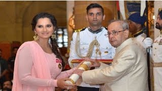 Sania Mirza receives Padma Awards 2016
