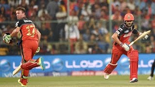 RCB beat SRH by 45 runs in IPL 2016, Kohli & AB De Villiers steals the show