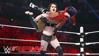Natalya, Sasha Banks, Becky Lynch & Paige vs Charlotte, Naomi, Tamina & Summer Rae:Raw, Apr 18, 2016