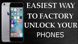 {Hindi} How To Factory Unlock Your Phones