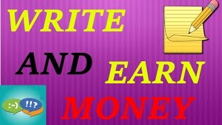 {Hindi} Just Write And Earn Money Easily [Mouthshut App]