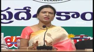 Congress DK Aruna Slams CM KCR On Palamuru Projects - iNews