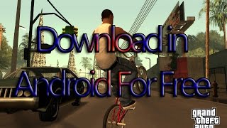 [Hindi] How To Download GTA San Andreas in Android For Free ( 2016 )