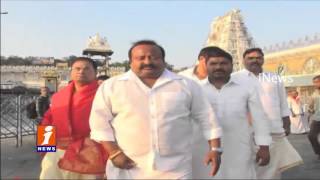 Celebrities And Politicians Visits Tirumala Temple  iNews