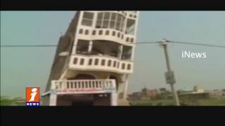 Three storey building collapses in Bihar Several injured Visuals Recorded iNews