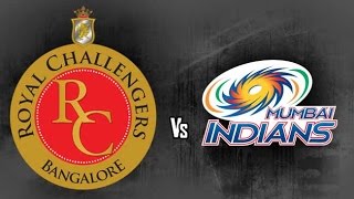 IPL 2016 match 41 Royal Challengers Bangalore vs Mumbai Indians