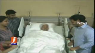 Jagan Consoles Vijaya Sai Reddy in Apollo Hospital iNews