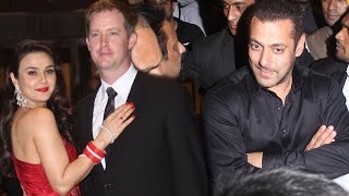 Salman Khan at Preity Zinta's Wedding Reception