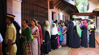 Kerala Polls: Over 44 44% voting till 1 PM