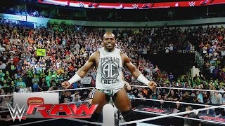 Golden Corral's "Fired-Up Superstar of the Night" - Apollo Crews: Raw, May 16, 2016