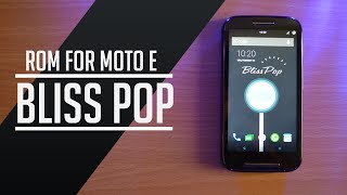 BlissPop V2.0 Android Lolipop ROM For Moto E - Review And Installation!