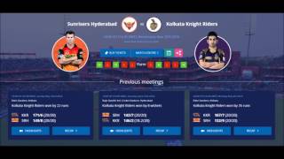 IPL LIVE Score (SRH vs KKR): Sunrisers Hyderabad vs Kolkata Knight Riders
