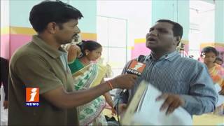 Patients being treated on the floor in Eluru Government Hospital Sunstroke Patients INews