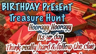 birthday treasure hunt surprise for karan sejwal - All Time Matargashti