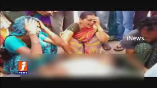 Man died due to electric shock in Nalgonda | Heavy Air and Rains | iNews