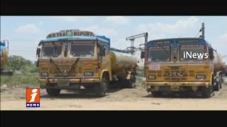 Petrol Tanker Drivers Strike In Warangal | iNews