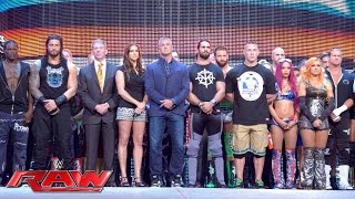 WWE opens Raw with a Memorial Day 10-bell salute: Raw, May 30, 2016