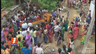 Husband Killed Children And Wife By Hanging & Committed Suicide In Prakasham | iNews