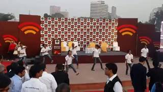 Flash Mob in Delhi (Connaught Place) Free Wifi Launch