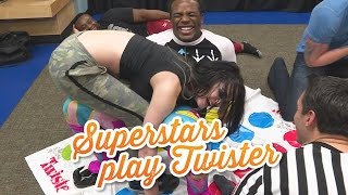 Things get weird when WWE Superstars play Twister: WWE Game Night