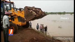 Heavy Water in Pond Lift Farmers Land in Kurnool Dist | iNews