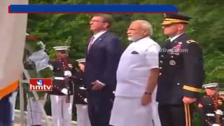PM Modi Pays Respect at Tomb of Soldiers at Blair House | PM Modi On 3-Day US Visit