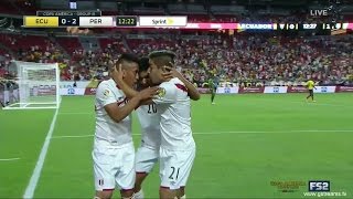 Ecuador vs Peru 2-2 - Gol de Edison Flores - Copa America 2016