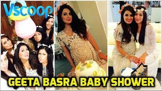 Geeta Basra Looks Adorable At Her Baby Shower | checkout #VSCOOP