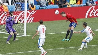SPAIN 1-0 CZECH REPUBLIC GOAL: PIQUE - INIESTA MAESTRO! EURO 2016 ANALYSIS - All Goals