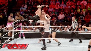 The New Day & Enzo Amore & Big Cass vs. Gallows, Anderson & The Vaudevillains: Raw, June 13, 2016