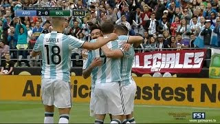 Argentina vs Bolivia 3-0 - Gol Ezequiel Lavezzi - Copa America 2016