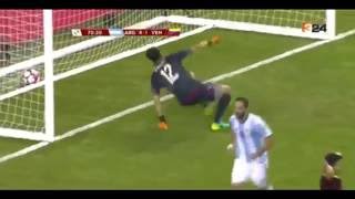 MESSI IGUALA A BATISTUTA Argentina vs Venezuela 4-1  COPA AMERICA 2016