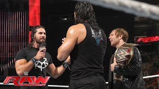 Dean Ambrose celebrates his WWE World Heavyweight Championship victory: Raw, June 20, 2016