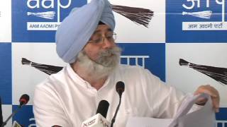 HS phoolka Briefs Media on Congress appointing 1984 suspect Kamalnath as in change of Public Affairs