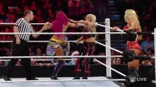 Sasha Banks & Paige vs. Charlotte & Dana Brooke: Raw, June 27, 2016