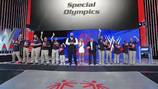 WWE and Special Olympics team up for Play Unified: Raw, June 27, 2016