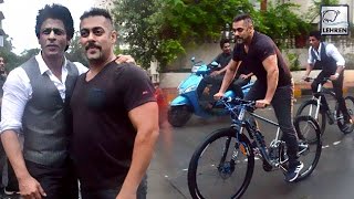 Shahrukh Khan, Salman Khan BOND Over Cycle Ride