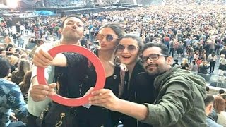 Deepika Padukone And Alia Bhatt At Coldplay Concert In Berlin 2016