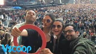 Hot Pictures Alia Bhatt & Deepika Padukone At Coldplay Concert #VSCOOP