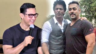 Aamir Khan's Funny Reaction On Salman Shahrukh Cycling Together!