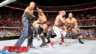 Enzo Amore & Big Cass help John Cena even the odds against The Club: Raw, July 4, 2016
