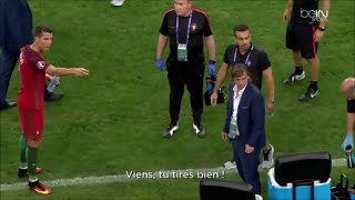 EURO 2016 : Cristiano Ronaldo demande a Moutinho de tirer un penalty