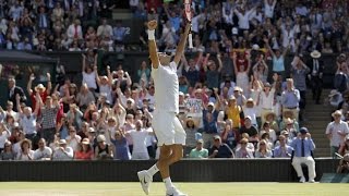 Roger Federer Vs Cilic  Quarter Final Wimbledon 2016  ( 6-7  4-6  6-3  7-6  6-3 ) Match