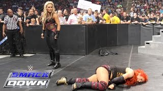 Natalya attacks Becky Lynch: SmackDown, July 7, 2016
