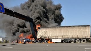 Horrible Truck Accidents Truck Crash Compilation