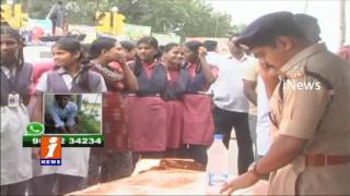 iNews Conduct Haritha Haram in Ramagundam | Police and Mayor Participated | iNews