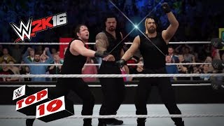 Dangerous Dives Thru the Ropes: WWE 2K16 Top 10