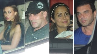 Salman Khan and family attend Arpita Khan's Private BASH